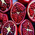 Fresh Egyptian Pomegranates